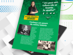 Folder para Campanha Eleitoral A3 - Propaganda Política é no Ponto Eleitoral