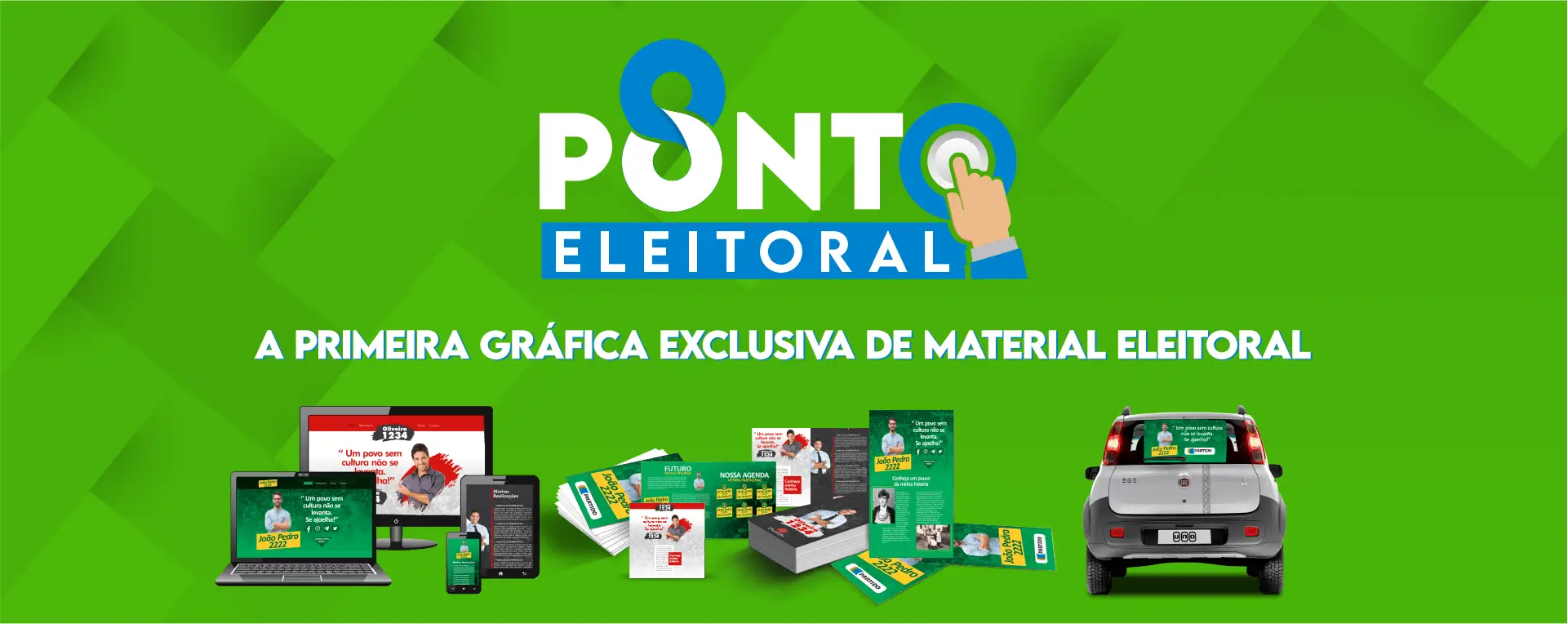 Ponto Eleitoral - Gráfica propaganda eleitoral Eleições 2022- O Ponto Eleitoral - Gráfica para sua campanha eleitoral